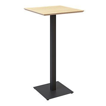 Tetra bar table 50 x 50 black / oak