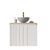 Washbasin cabinet STRIPE 60 white