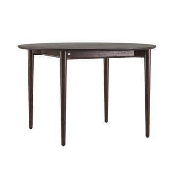 Silva extendable dining table d-120+40 dark walnut