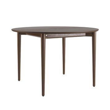 Silva extendable dining table d-120+40 dark walnut