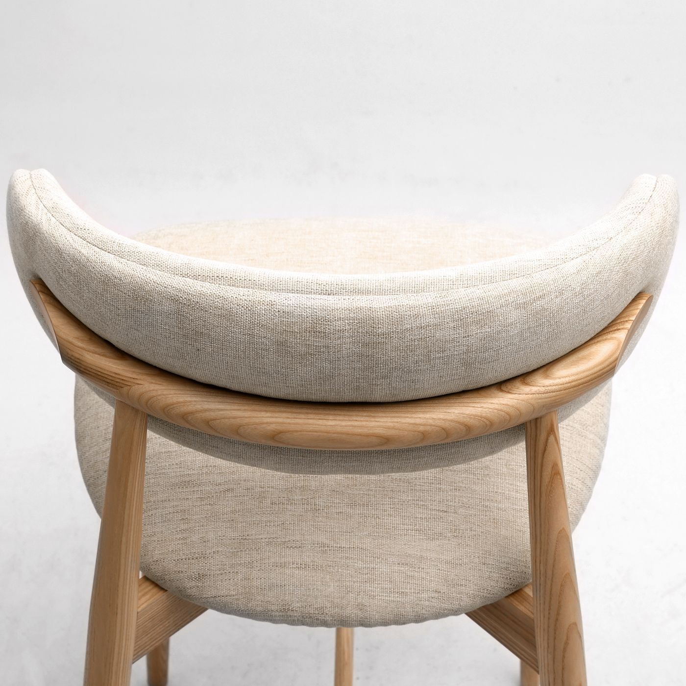 Panda New semi-bar stool, natural ash / Superior 02