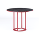 Table Avangard R d-90 red Ral 3016 / CLEAF Millenium U129 Elite mother of pearl black