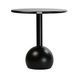 Coffee table Bolla black RAL 9005 veneer