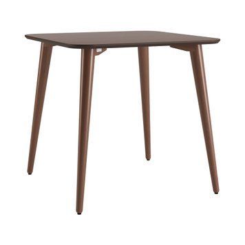 Dan table 80 x 80 dark walnuk