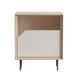 Bedside table ORIGAMI Light white