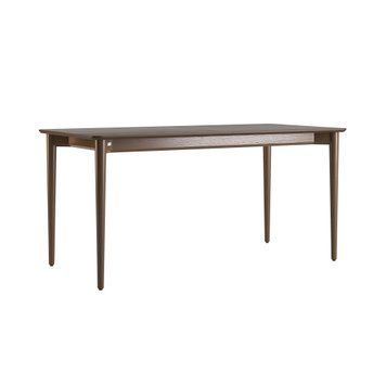 Silva extendable dining table 160+40 x 80 dark walnut
