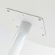 Стол Soul light d-60 белый металл / белый ДСП (текстура)