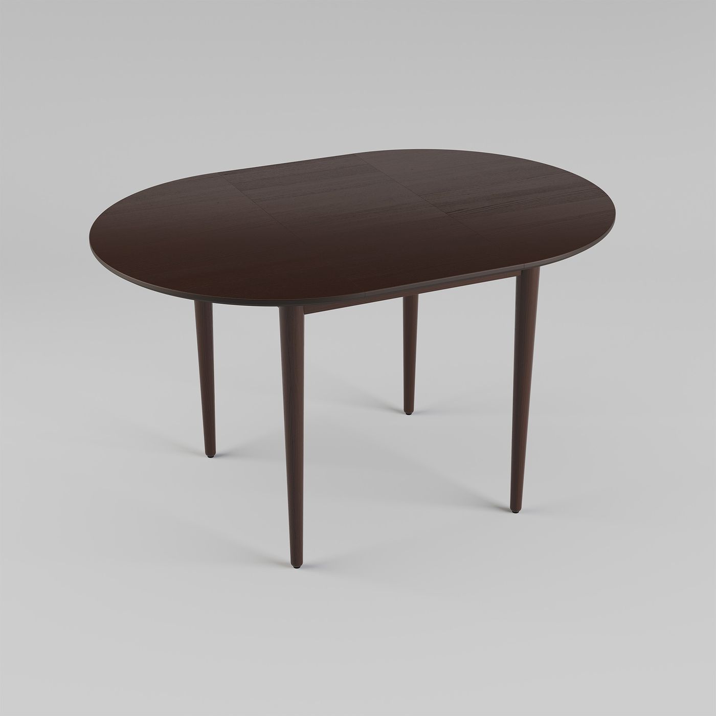 Eclipse extendable dining table d-100+40 dark walnut