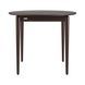 Eclipse extendable dining table d-100+40 dark walnut