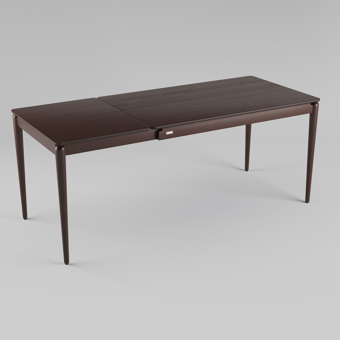 Стол раскладной Eclipse 130+60 x 80 темный орех