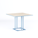 Стіл Avangard SQ 90 голубий Ral 5024 / CLEAF Millennium S083 Пудра