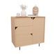 Chest of drawers ORIGAMI 90 oak