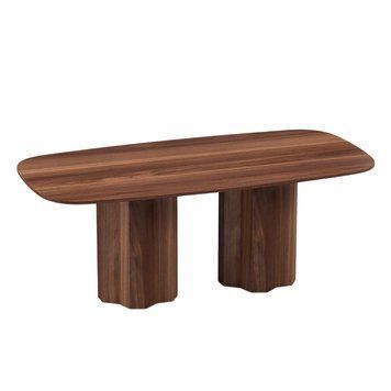 Обеденный стол TRAPEZA OVAL 180 орех